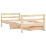 Child's bed frame with pine wood drawers 80x160cm by vidaXL, Cribs and beds for children - Ref: Foro24-834444, Price: 116,56 ...