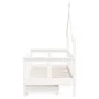 Children's bed frame with drawers, made of white pine wood, 70x140 cm. by vidaXL, Cribs and beds for children - Ref: Foro24-8...