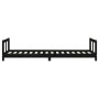 Black pine wood children's bed frame 80x200 cm by vidaXL, Cribs and beds for children - Ref: Foro24-834422, Price: 66,99 €, D...