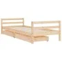 Estructura de cama infantil con cajones madera pino 90x190 cm de vidaXL, Cunas y camas para niños - Ref: Foro24-834447, Preci...