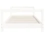 Kinderbettgestell aus weißem Kiefernholz, 80 x 160 cm von vidaXL, Kinderbetten und Betten für Kinder - Ref: Foro24-834400, Pr...