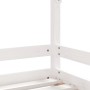 Kinderbettgestell Zirbenholz weiß 80x160 cm von vidaXL, Kinderbetten und Betten für Kinder - Ref: Foro24-834490, Preis: 94,44...