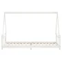 Estructura de cama para niños madera de pino blanco 80x200 cm de vidaXL, Cunas y camas para niños - Ref: Foro24-834451, Preci...