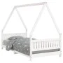 Bed frame for children made of white pine wood 90x190 cm by vidaXL, Cribs and beds for children - Ref: Foro24-834508, Price: ...