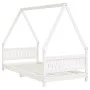 Bed frame for children made of white pine wood 90x190 cm by vidaXL, Cribs and beds for children - Ref: Foro24-834508, Price: ...