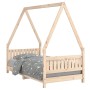 Children's bed frame solid pine wood 80x160 cm by vidaXL, Cribs and beds for children - Ref: Foro24-834504, Price: 101,41 €, ...