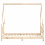 Children's bed frame solid pine wood 80x160 cm by vidaXL, Cribs and beds for children - Ref: Foro24-834504, Price: 101,41 €, ...