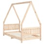 Children's bed frame solid pine wood 80x160 cm by vidaXL, Cribs and beds for children - Ref: Foro24-834504, Price: 101,41 €, ...