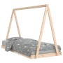 Kinderbettgestell aus massivem Kiefernholz 90x200 cm von vidaXL, Kinderbetten und Betten für Kinder - Ref: Foro24-834537, Pre...