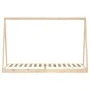 Children's bed frame solid pine wood 90x200 cm by vidaXL, Cribs and beds for children - Ref: Foro24-834537, Price: 114,36 €, ...