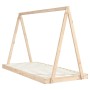 Kinderbettgestell aus massivem Kiefernholz 90x200 cm von vidaXL, Kinderbetten und Betten für Kinder - Ref: Foro24-834537, Pre...