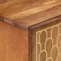 Armario auxiliar madera maciza de mango 60x33x75 cm