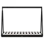Black pine wood children's bed frame 80x160 cm by vidaXL, Cribs and beds for children - Ref: Foro24-834530, Price: 110,79 €, ...