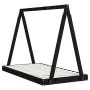Black pine wood children's bed frame 80x160 cm by vidaXL, Cribs and beds for children - Ref: Foro24-834530, Price: 110,79 €, ...