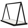 Black pine wood children's bed frame 90x200 cm by vidaXL, Cribs and beds for children - Ref: Foro24-834539, Price: 90,23 €, D...