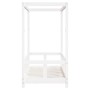 White pine wood children's bed frame 70x140 cm by vidaXL, Cribs and beds for children - Ref: Foro24-834511, Price: 119,45 €, ...