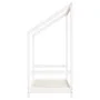 Estructura de cama para niños madera de pino blanco 70x140 cm de vidaXL, Cunas y camas para niños - Ref: Foro24-835707, Preci...