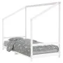 Estructura de cama para niños madera de pino blanco 90x190 cm de vidaXL, Cunas y camas para niños - Ref: Foro24-835713, Preci...