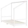 Estructura de cama para niños madera de pino blanco 90x190 cm de vidaXL, Cunas y camas para niños - Ref: Foro24-835713, Preci...