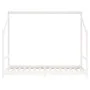 Estructura de cama para niños madera de pino blanco 90x190 cm de vidaXL, Cunas y camas para niños - Ref: Foro24-835713, Preci...