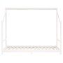 Estructura de cama para niños madera de pino blanco 90x190 cm de vidaXL, Cunas y camas para niños - Ref: Foro24-835713, Preci...