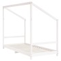 Estructura de cama para niños madera de pino blanco 90x190 cm de vidaXL, Cunas y camas para niños - Ref: Foro24-835713, Preci...
