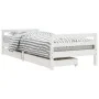 Children's bed frame and white pine wood drawers 90x190 cm by vidaXL, Cribs and beds for children - Ref: Foro24-834448, Price...
