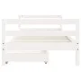 Children's bed frame and white pine wood drawers 90x190 cm by vidaXL, Cribs and beds for children - Ref: Foro24-834448, Price...