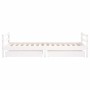 Children's bed frame and white pine wood drawers 90x190 cm by vidaXL, Cribs and beds for children - Ref: Foro24-834448, Price...