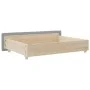 Bed drawers 2 pcs engineered wood and light gray fabric by vidaXL, Beds and accessories - Ref: Foro24-833910, Price: 45,47 €,...