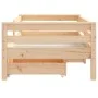 Children's bed frame with pine wood drawers 70x140 cm by vidaXL, Cribs and beds for children - Ref: Foro24-834441, Price: 130...