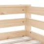 Children's bed frame with pine wood drawers 70x140 cm by vidaXL, Cribs and beds for children - Ref: Foro24-834441, Price: 130...