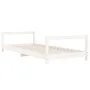 Estructura de cama para niños madera de pino blanco 80x200 cm de vidaXL, Cunas y camas para niños - Ref: Foro24-834391, Preci...