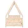 Estructura de cama infantil madera maciza de pino 90x190 cm
