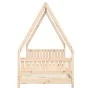 Estructura de cama infantil madera maciza de pino 90x190 cm de vidaXL, Cunas y camas para niños - Ref: Foro24-834507, Precio:...
