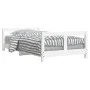 Estructura de cama para niños madera de pino blanco 80x160 cm de vidaXL, Cunas y camas para niños - Ref: Foro24-834430, Preci...