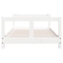 White pine wood children's bed frame 80x160 cm by vidaXL, Cribs and beds for children - Ref: Foro24-834430, Price: 85,03 €, D...