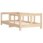 Children's bed frame solid pine wood 70x140 cm by vidaXL, Cribs and beds for children - Ref: Foro24-834426, Price: 84,58 €, D...