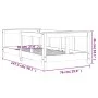 Children's bed frame solid pine wood 70x140 cm by vidaXL, Cribs and beds for children - Ref: Foro24-834426, Price: 84,58 €, D...