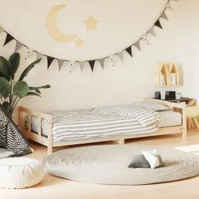 Children's bed frame solid pine wood 90x190 cm by vidaXL, Cribs and beds for children - Ref: Foro24-834432, Price: 87,17 €, D...