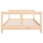 Kinderbettgestell aus massivem Kiefernholz 80x160 cm von vidaXL, Kinderbetten und Betten für Kinder - Ref: Foro24-834429, Pre...