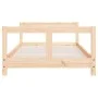 Kinderbettgestell aus massivem Kiefernholz 80x160 cm von vidaXL, Kinderbetten und Betten für Kinder - Ref: Foro24-834429, Pre...