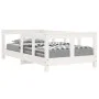 Bed frame for children made of white pine wood 70x140 cm by vidaXL, Cribs and beds for children - Ref: Foro24-834427, Price: ...