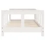 Bed frame for children made of white pine wood 70x140 cm by vidaXL, Cribs and beds for children - Ref: Foro24-834427, Price: ...