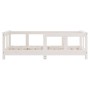 Bettgestell für Kinder Zirbenholz weiß 70x140 cm von vidaXL, Kinderbetten und Betten für Kinder - Ref: Foro24-834427, Preis: ...