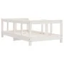 Bed frame for children made of white pine wood 70x140 cm by vidaXL, Cribs and beds for children - Ref: Foro24-834427, Price: ...