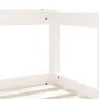 Bed frame for children made of white pine wood 70x140 cm by vidaXL, Cribs and beds for children - Ref: Foro24-834427, Price: ...