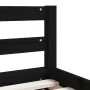 Estructura cama infantil y cajones madera pino negro 80x160 cm de vidaXL, Cunas y camas para niños - Ref: Foro24-834446, Prec...