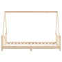Estructura de cama infantil madera maciza de pino 90x190 cm de vidaXL, Cunas y camas para niños - Ref: Foro24-834462, Precio:...