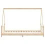 Kinderbettgestell aus massivem Kiefernholz 90x190 cm von vidaXL, Kinderbetten und Betten für Kinder - Ref: Foro24-834462, Pre...